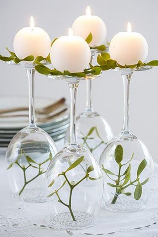 9 idées de centres de table à faire avec seulement 3 verres 36 9 idées de centres de table à faire avec seulement 3 verres 36