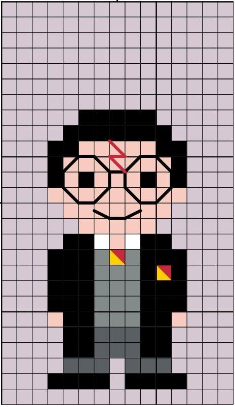 60 top idées de pixel art Harry Potter 11