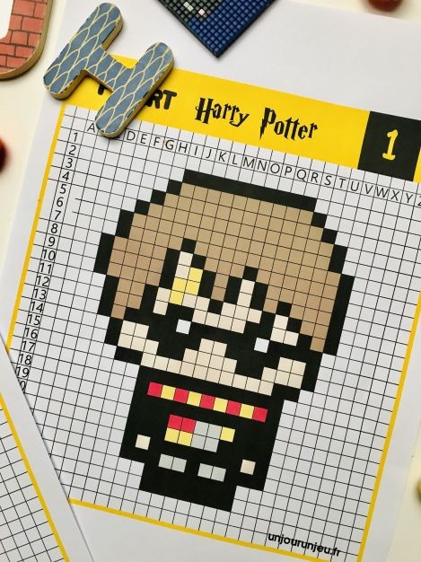 60 top idées de pixel art Harry Potter 21