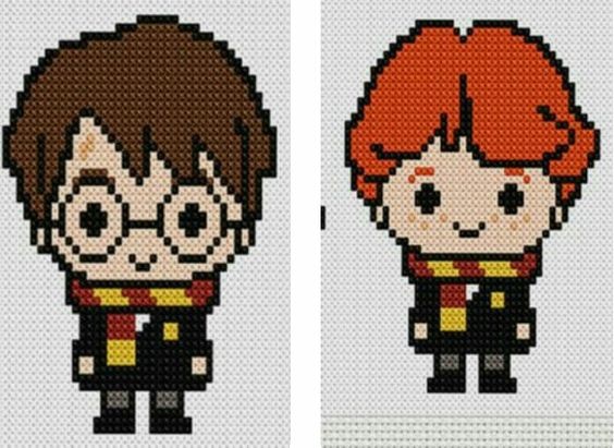 60 top idées de pixel art Harry Potter 52
