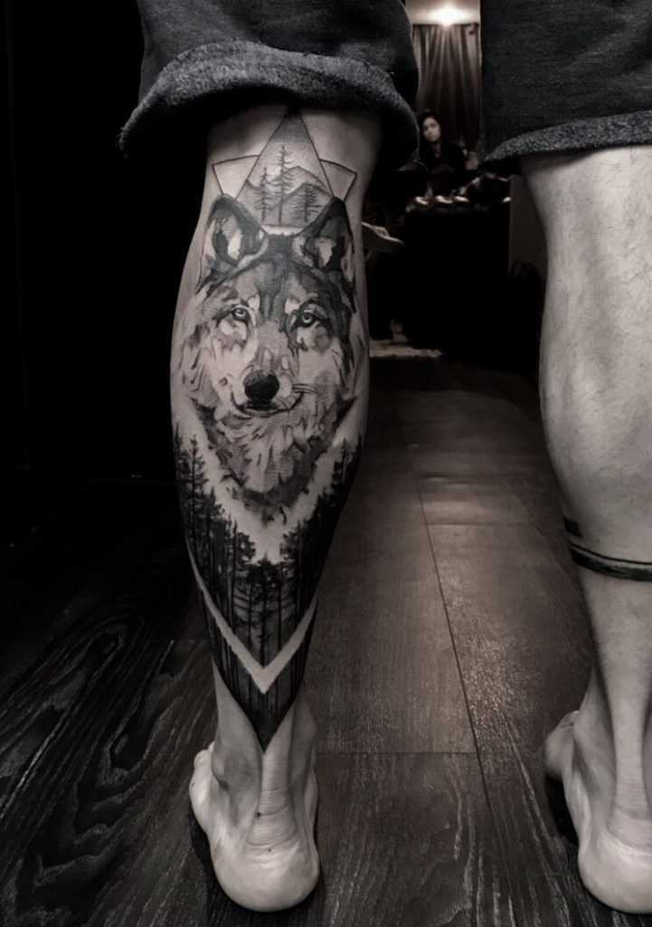 25 top idées de tatouages loup viking 6