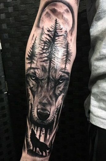 25 top idées de tatouages loup viking 7