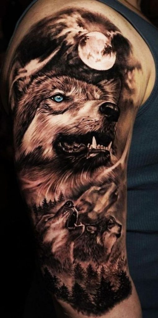 25 top idées de tatouages loup viking 18