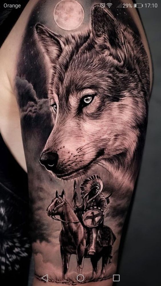 25 top idées de tatouages loup viking 20