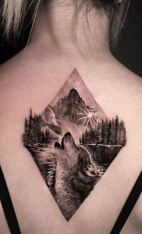 25 top idées de tatouages loup viking 21
