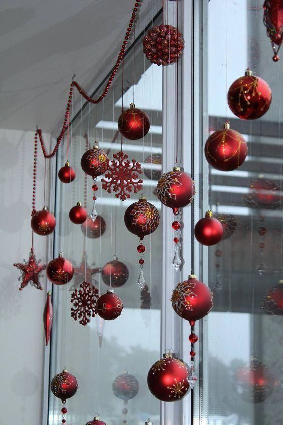 80 décorations de Noel à faire avec des boules de Noël 6