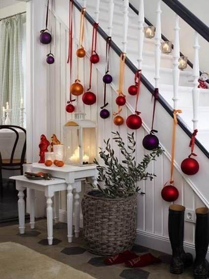 80 décorations de Noel à faire avec des boules de Noël 32