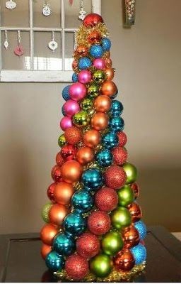 80 décorations de Noel à faire avec des boules de Noël 40