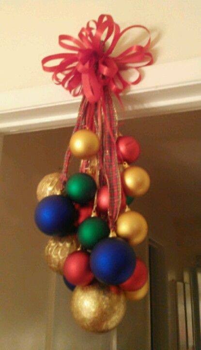 80 décorations de Noel à faire avec des boules de Noël 51