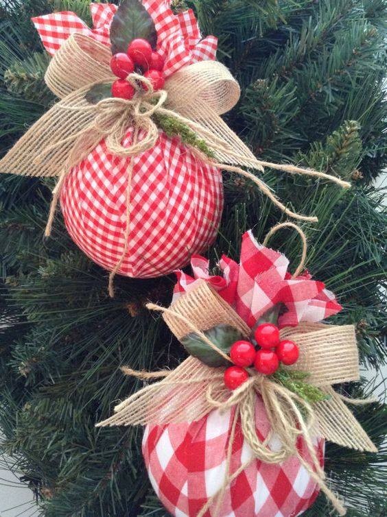 80 décorations de Noel à faire avec des boules de Noël 73