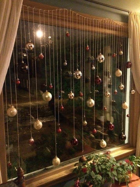 80 décorations de Noel à faire avec des boules de Noël 79