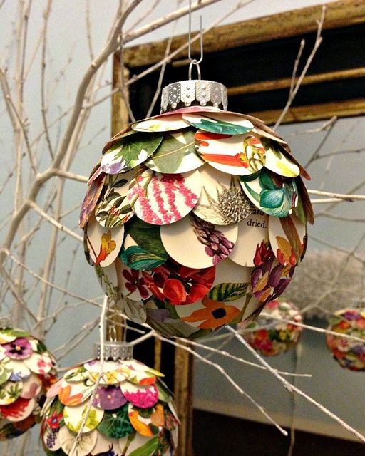 10 décorations à faire avec vos vieilles boules de Noël 1