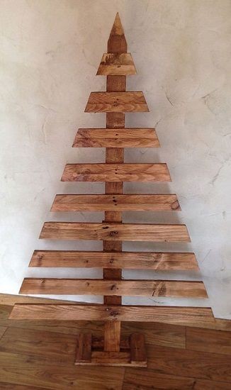 23 arbres de Noël en palettes qui sont si faciles à faire 1