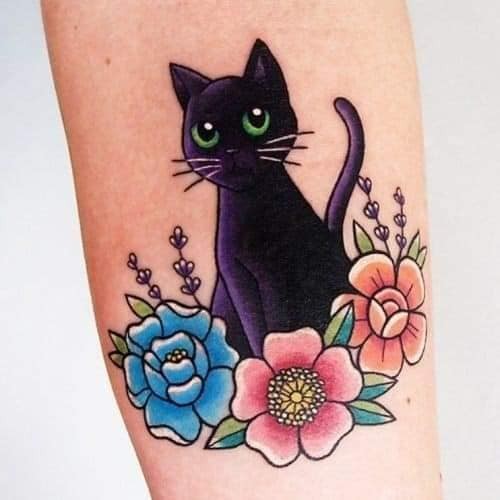 13 top idées de tatouages de chaton 1