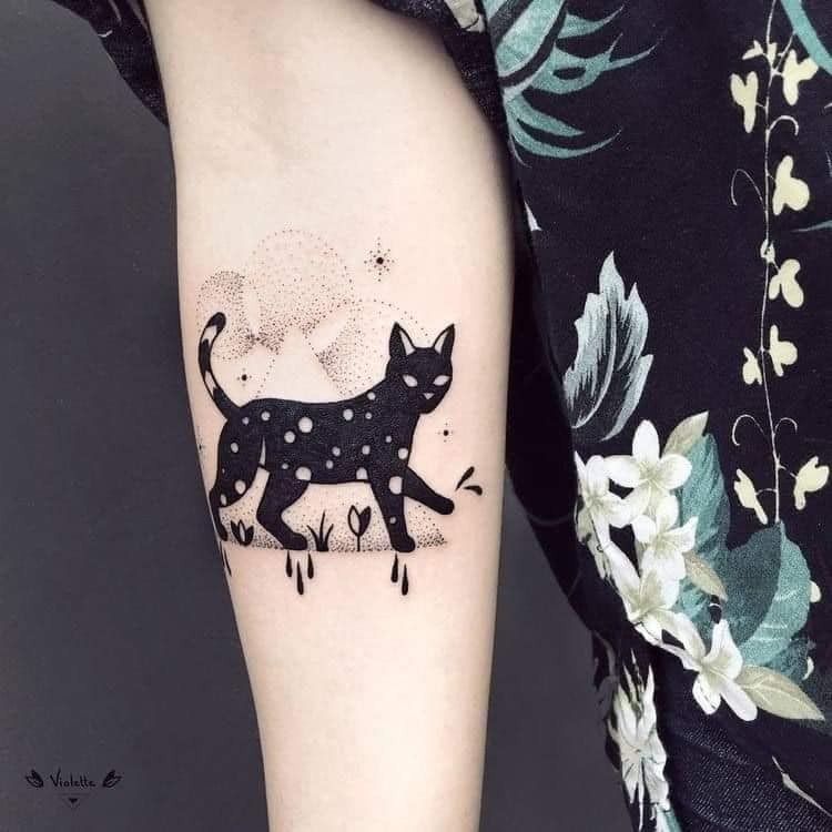 13 top idées de tatouages de chaton 4