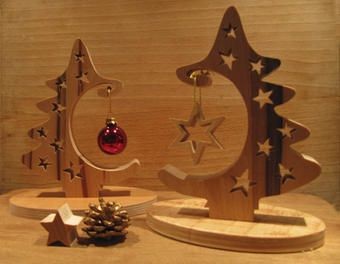 44 Décorations de Noël à fabriquer avec du bois 18