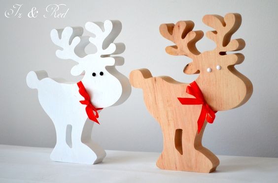 44 Décorations de Noël à fabriquer avec du bois 37