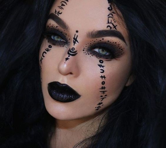 29 idées de maquillages de sorcière pour halloween 6