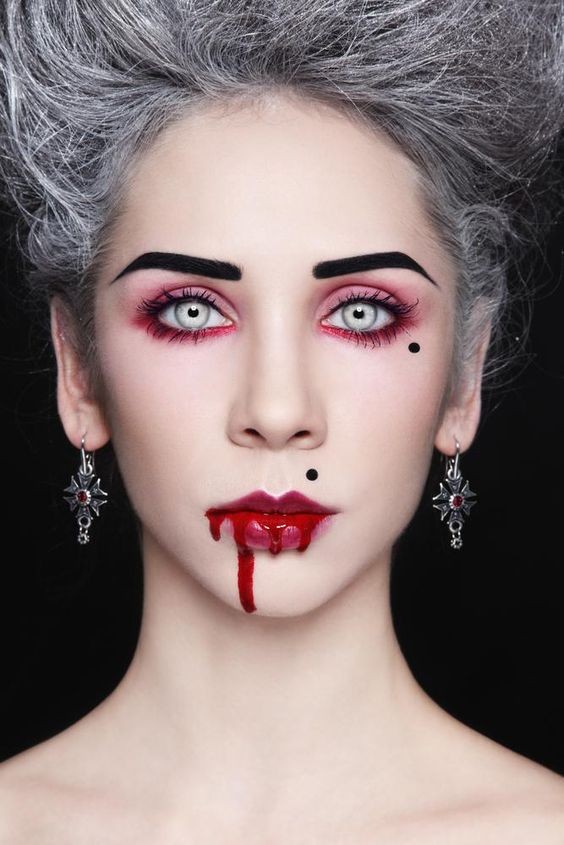 28 idées de maquillages vampire pour halloween 28