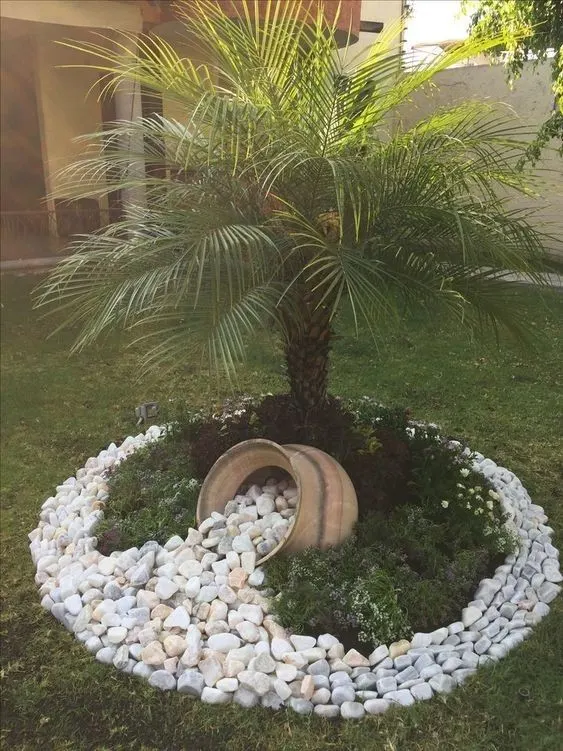 14 idées de décors de jardin en pierres et graviers 8 14 idées de décors de jardin en pierres et graviers 8