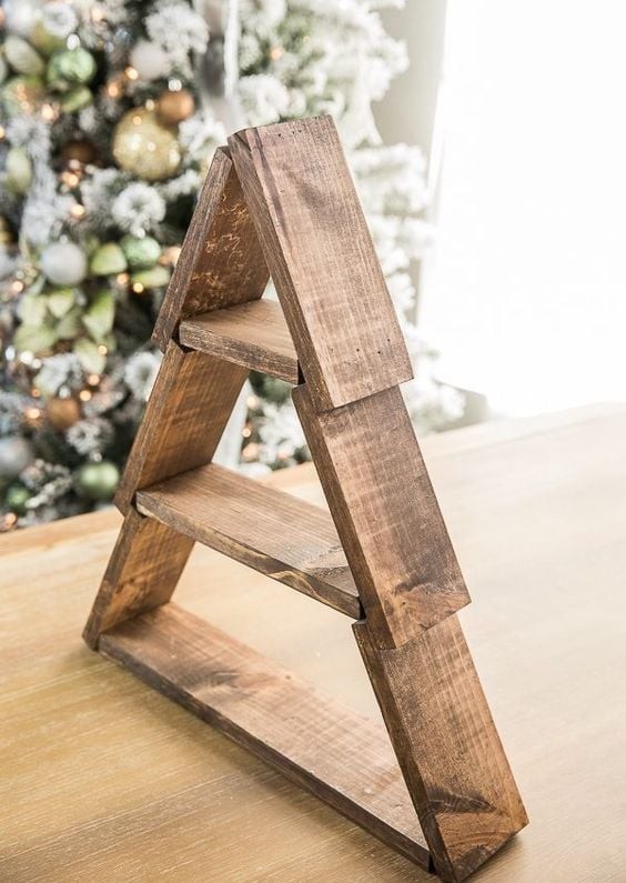 42 Sapins de Noël en bois à fabriquer soi-même 24