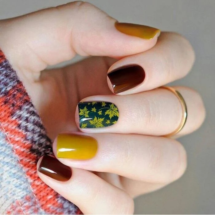 18 idées de nail art pour des ongles d'automne 11