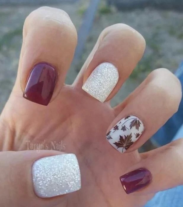18 idées de nail art pour des ongles d'automne 14