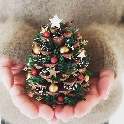 15 Décorations de Noel avec des pommes de pins 6