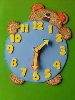 25 activités manuelles horloge pour les enfants 8