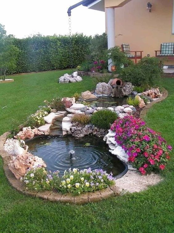 37 idées de petits étangs à faire dans son jardin 25