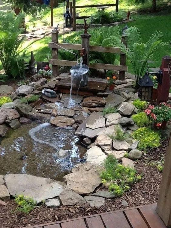 37 idées de petits étangs à faire dans son jardin 33