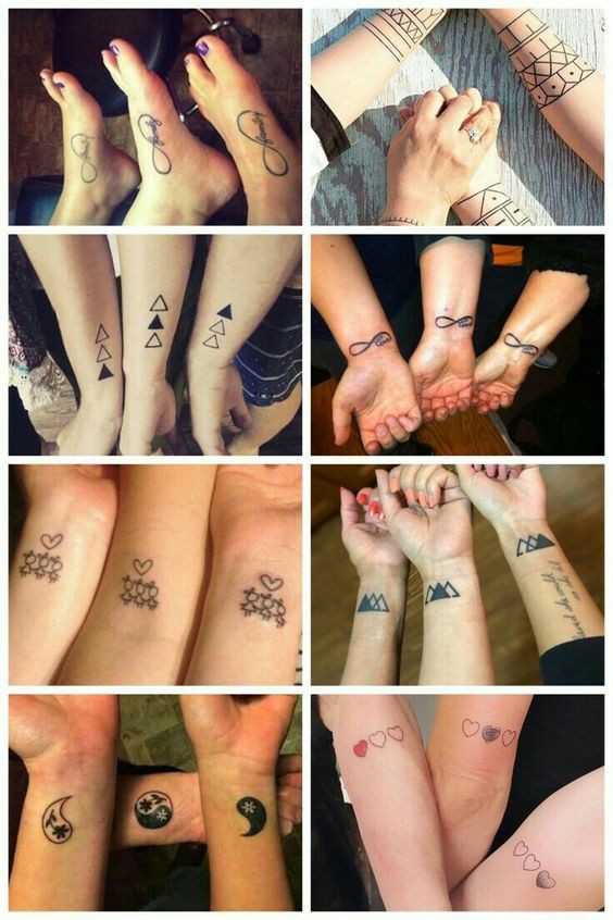 29 idées de tatouages de sœurs pour vous et votre sœur 9