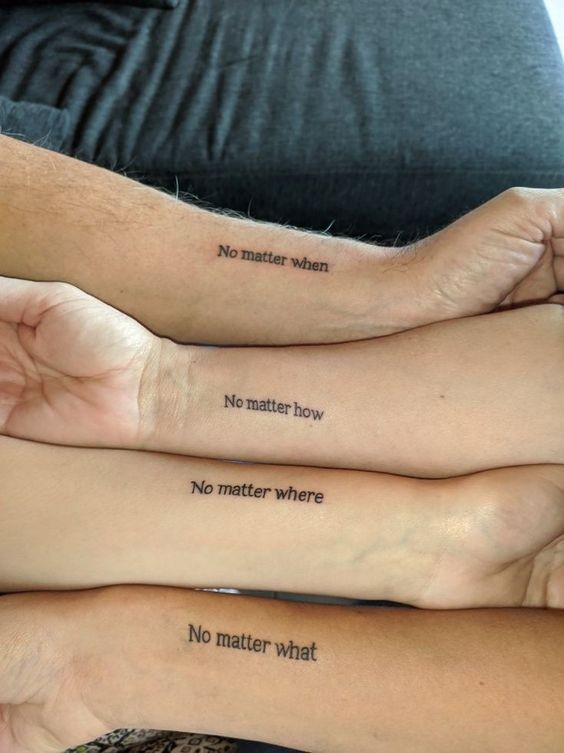 29 idées de tatouages de sœurs pour vous et votre sœur 23