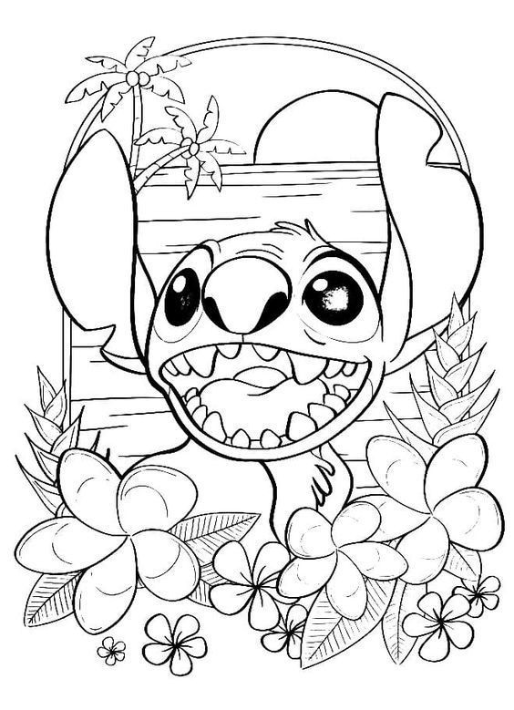 54 Coloriages Stitch Gratuits à Imprimer 32