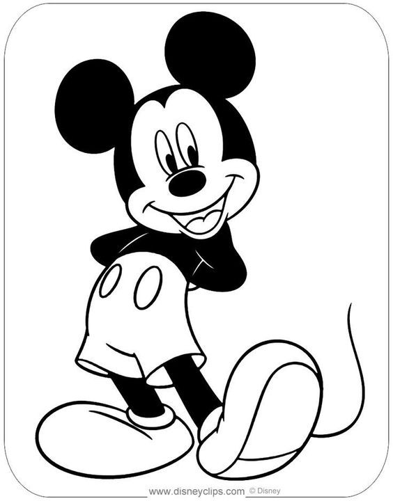 43 Coloriages Mickey Gratuits à Imprimer 42