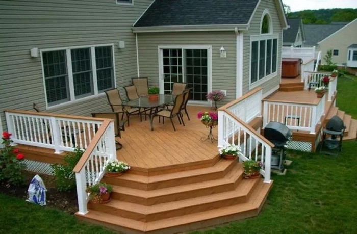 30 idées de terrasses en bois pour l'arrière de la maison 3