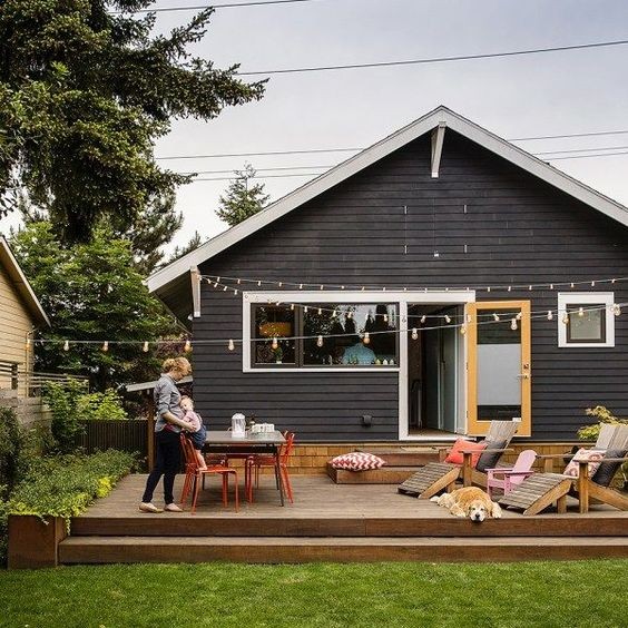 30 idées de terrasses en bois pour l'arrière de la maison 16