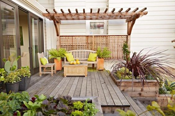 30 idées de terrasses en bois pour l'arrière de la maison 19