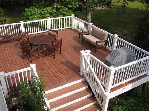 30 idées de terrasses en bois pour l'arrière de la maison 23