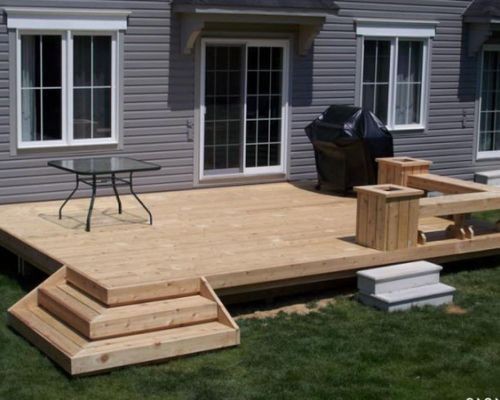 30 idées de terrasses en bois pour l'arrière de la maison 24
