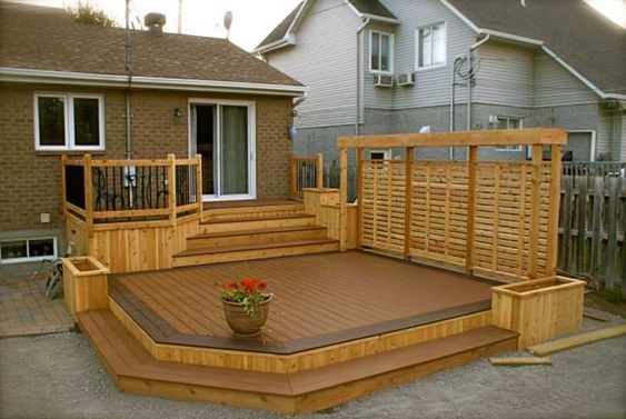 30 idées de terrasses en bois pour l'arrière de la maison 28