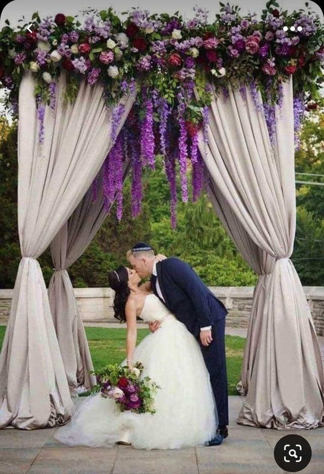 33 idées de décorations de mariage dans les tons violet 12