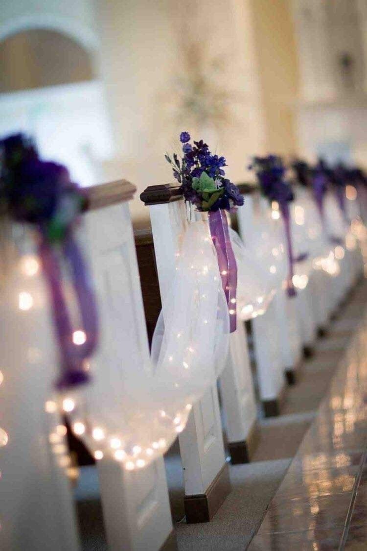 33 idées de décorations de mariage dans les tons violet 15