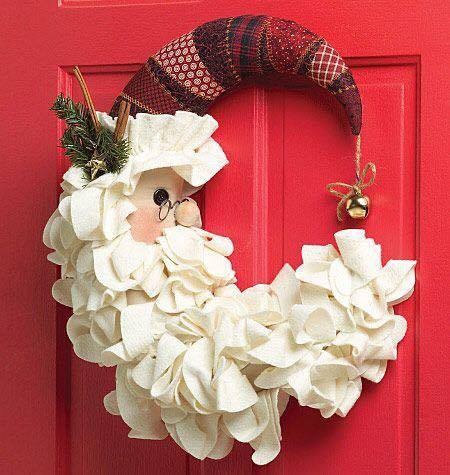 34 belles décorations de Noël pour votre porte 2