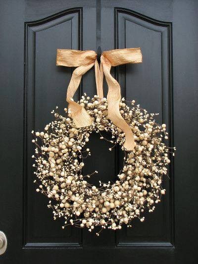 34 belles décorations de Noël pour votre porte 16