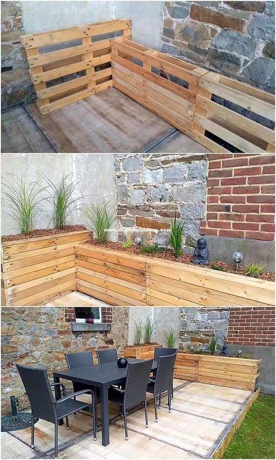 43 meubles en palettes simples à faire pour le jardin 9