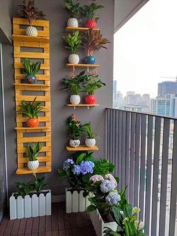 8 jardinières verticales en palettes à faire soi-même 1