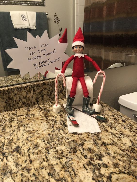 102 idées hilarantes d'elfes sur l'étagère qui rendront votre Noël magique 62