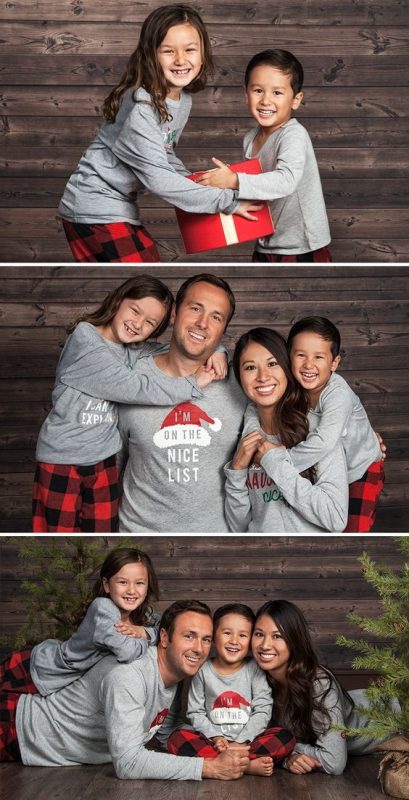17 Idées de séances photos de famille à faire à Noël 4