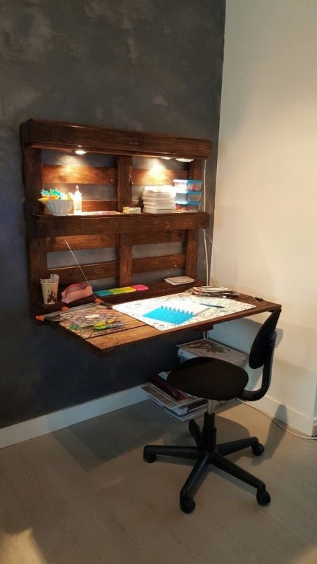 17 idées de bureaux en palettes pour votre espace de travail 5